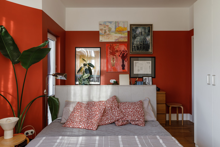 terracotta bedroom