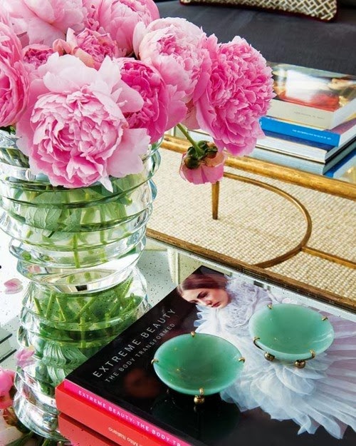flower coffee table decor